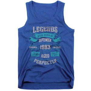 Legends Were Born In September 1983 Birthday Gift Tank Top