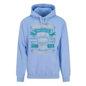 Legends Were Born In September 1983 Birthday Gift Unisex Surf Hoodie