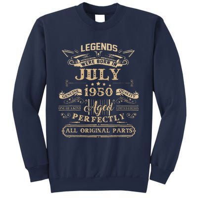 Legends Were Born In July 1950 73 Year Old Birthday Gifts Sweatshirt