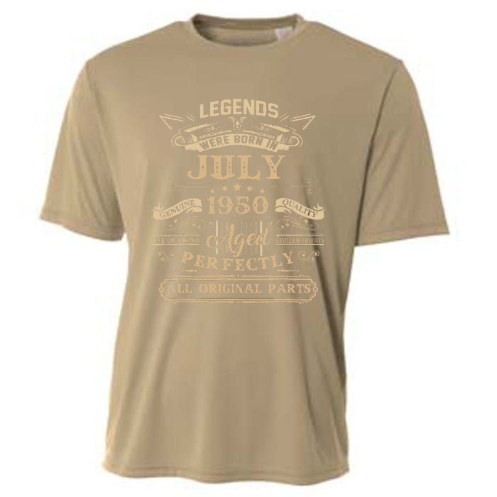 Legends Were Born In July 1950 73 Year Old Birthday Gifts Cooling Performance Crew T-Shirt