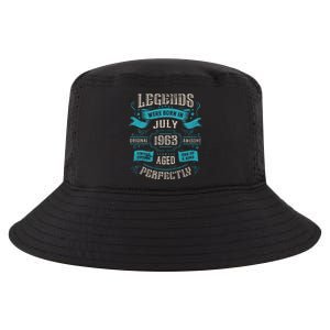 Legends Were Born In July 1963 Birthday Cool Comfort Performance Bucket Hat