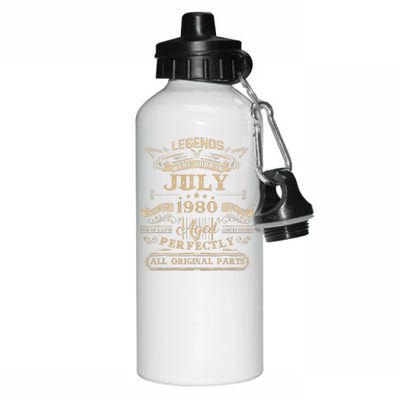 Legends Were Born In July 1980 43 Year Old Birthday Gifts Aluminum Water Bottle