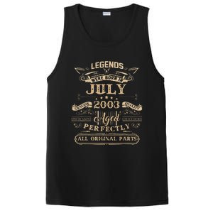 Legends Were Born In July 2003 20 Year Old Birthday Gifts PosiCharge Competitor Tank