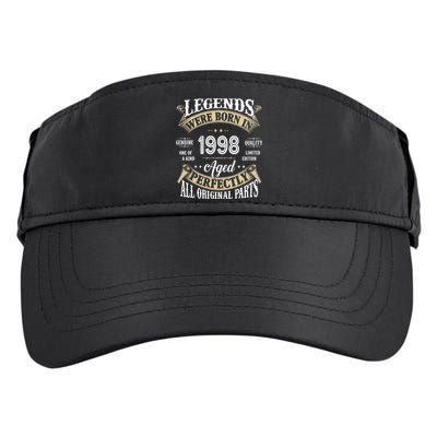 Legends Were Born In 1998 Aged Perfectly Birthday Adult Drive Performance Visor