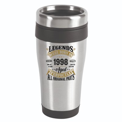 Legends Were Born In 1998 Aged Perfectly Birthday 16oz Travel Tumbler