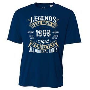 Legends Were Born In 1998 Aged Perfectly Birthday Cooling Performance Crew T-Shirt