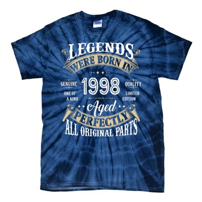 Legends Were Born In 1998 Aged Perfectly Birthday Tie-Dye T-Shirt