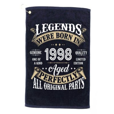 Legends Were Born In 1998 Aged Perfectly Birthday Golf Towel