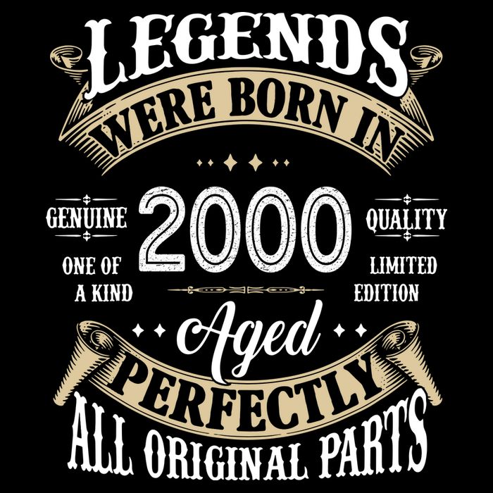 Legends Were Born In 2000 Aged Perfectly Birthday City Backpack