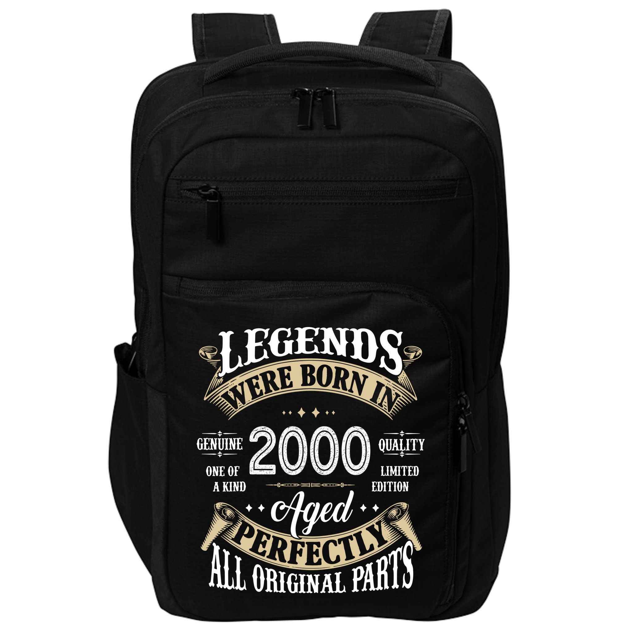 Legends Were Born In 2000 Aged Perfectly Birthday Impact Tech Backpack