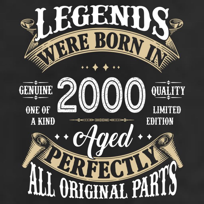 Legends Were Born In 2000 Aged Perfectly Birthday Trucker Hat