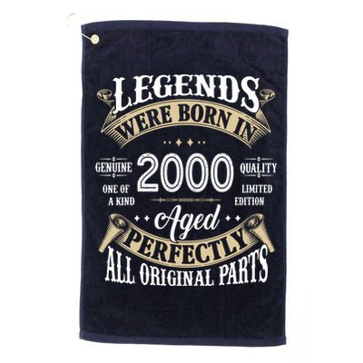 Legends Were Born In 2000 Aged Perfectly Birthday Golf Towel