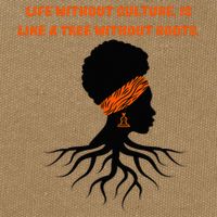 Life Without Culture Is Like A Tree Without Roots Cotton Canvas Backpack