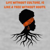 Life Without Culture Is Like A Tree Without Roots Ladies PosiCharge Tri-Blend Wicking Tank