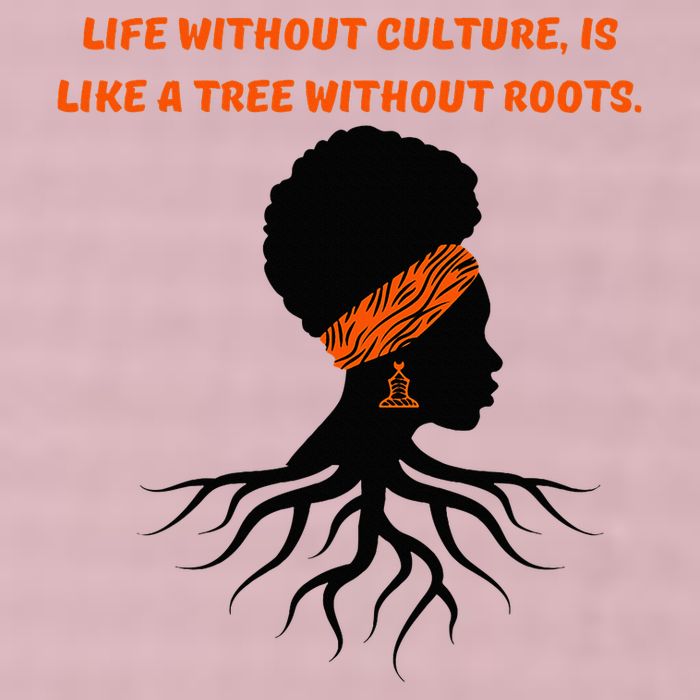 Life Without Culture Is Like A Tree Without Roots 25L Jumbo Tote