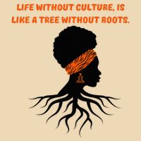 Life Without Culture Is Like A Tree Without Roots Drawstring Bag