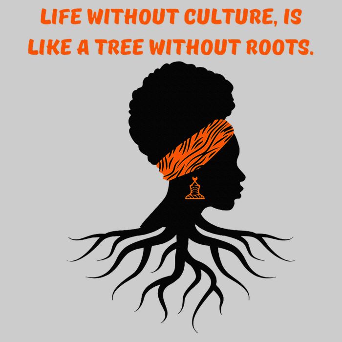 Life Without Culture Is Like A Tree Without Roots Tie-Dye T-Shirt