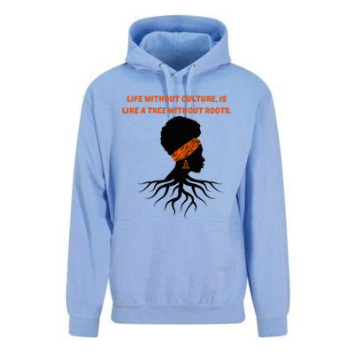 Life Without Culture Is Like A Tree Without Roots Unisex Surf Hoodie