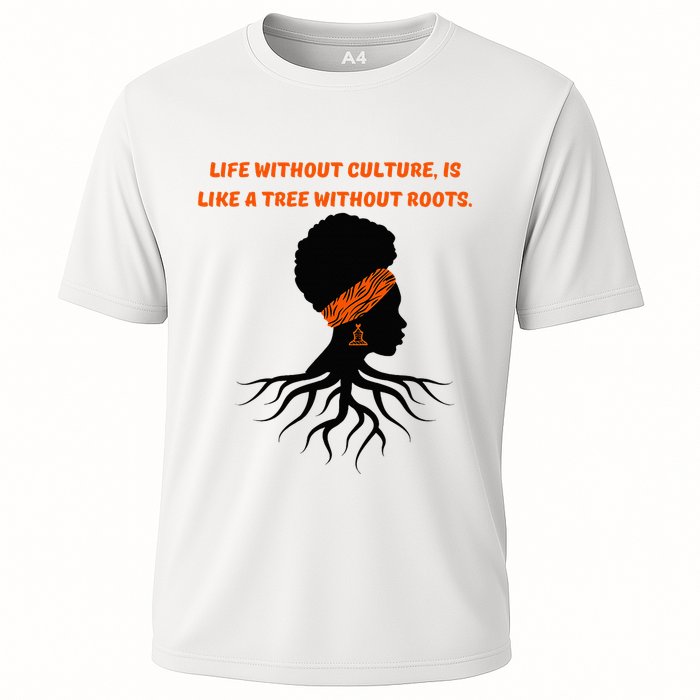Life Without Culture Is Like A Tree Without Roots Performance Shirt