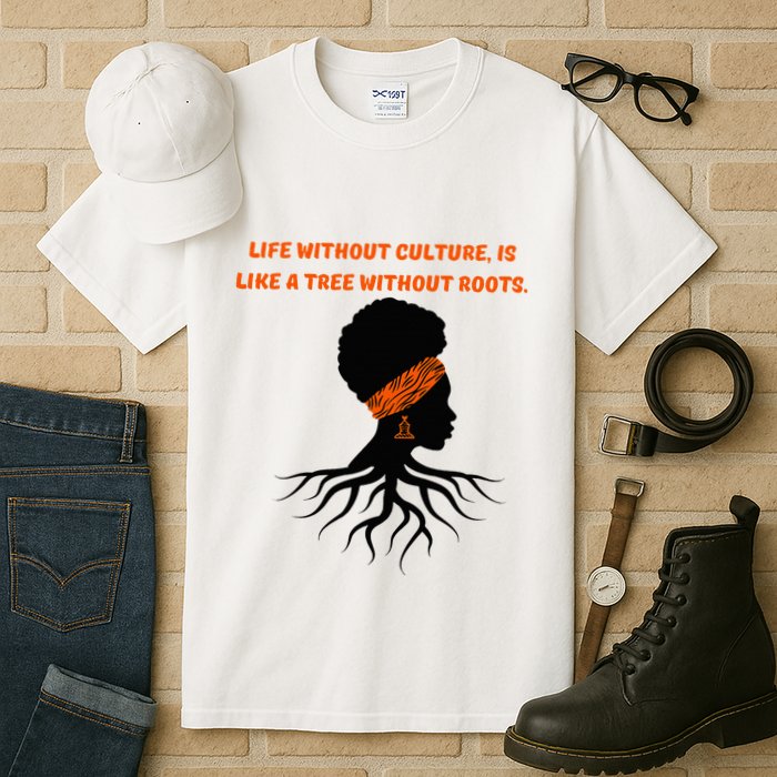 Life Without Culture Is Like A Tree Without Roots Tall T-Shirt