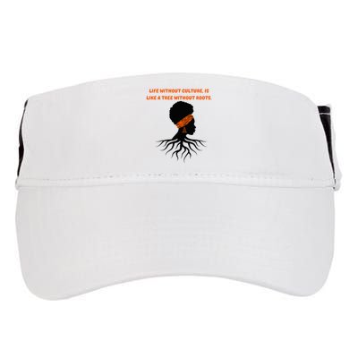 Life Without Culture Is Like A Tree Without Roots Adult Drive Performance Visor