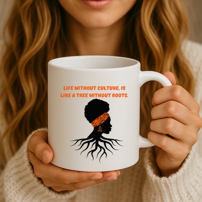 Life Without Culture Is Like A Tree Without Roots Mug