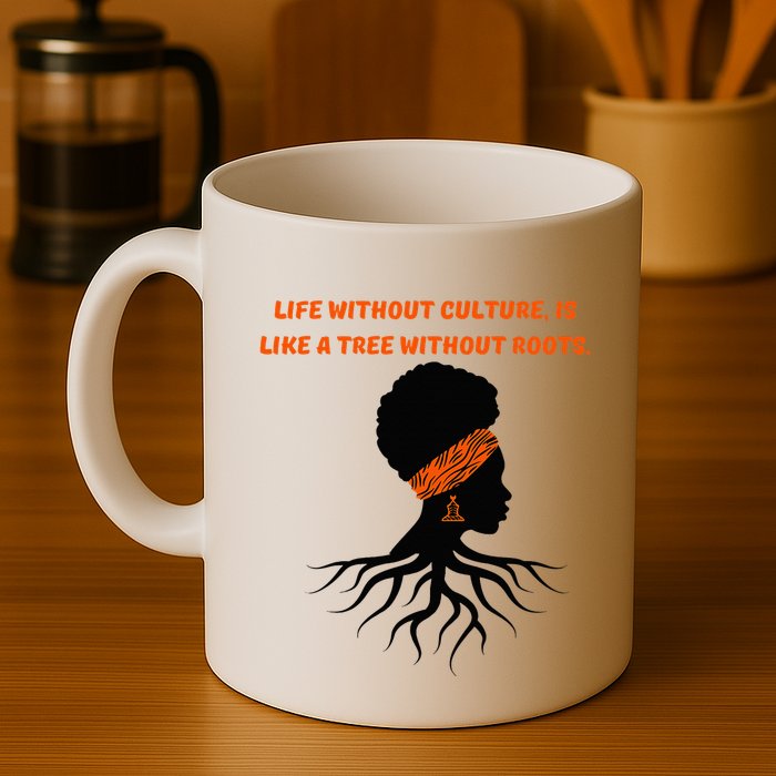 Life Without Culture Is Like A Tree Without Roots Mug