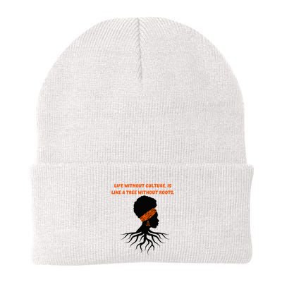 Life Without Culture Is Like A Tree Without Roots Beanie
