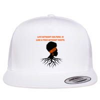 Life Without Culture Is Like A Tree Without Roots Flatbill Hat