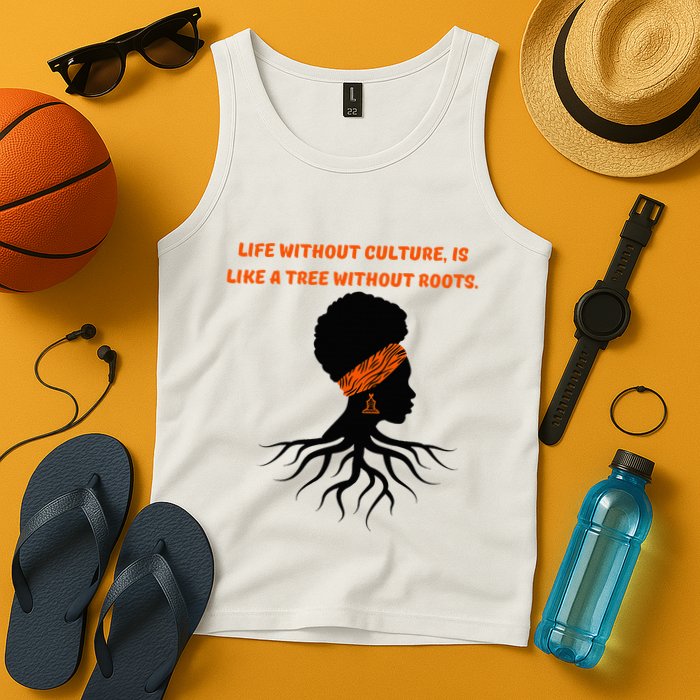 Life Without Culture Is Like A Tree Without Roots Tank Top