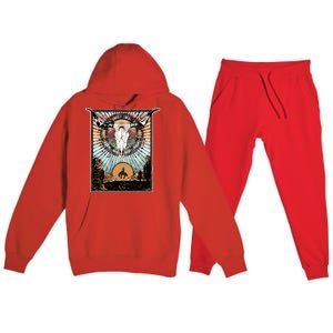 Longhorn Western Country Sweater Western Aesthetic Wild Premium Hooded Sweatsuit Set