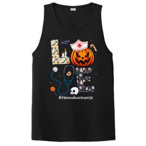 Love Wound Care Nurse Life Spooky Halloween Pumpkin Nurse PosiCharge Competitor Tank