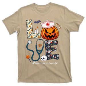 Love Wound Care Nurse Life Spooky Halloween Pumpkin Nurse T-Shirt