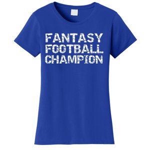 League Winner Champ Trophy Idea Fantasy Football Champion Gift Women's T-Shirt