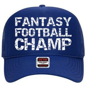 League Winner Championship Items Idea Fantasy Football Champ Gift High Crown Mesh Back Trucker Hat