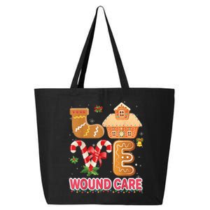 Love Wound Care Nurse Gingerbread Merry Christmas Sweater 25L Jumbo Tote