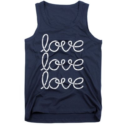 Love Women Casual Cute Valentines Day Graphic Tank Top