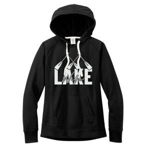 Lake Wife Cute Bachelorette Party Women's Fleece Hoodie