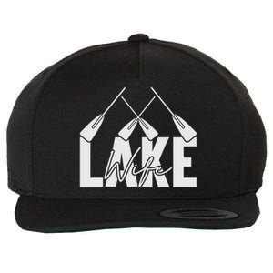 Lake Wife Cute Bachelorette Party Wool Snapback Cap