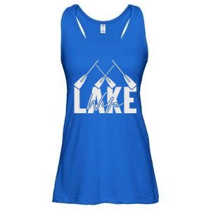 Lake Wife Cute Bachelorette Party Ladies Essential Flowy Tank