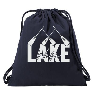 Lake Wife Cute Bachelorette Party Drawstring Bag