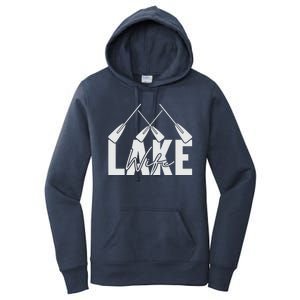 Lake Wife Cute Bachelorette Party Women's Pullover Hoodie