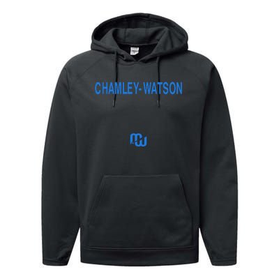 Lewis Wearing Chamley Watson Performance Fleece Hoodie