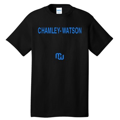 Lewis Wearing Chamley Watson Tall T-Shirt