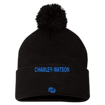 Lewis Wearing Chamley Watson Pom Pom 12in Knit Beanie