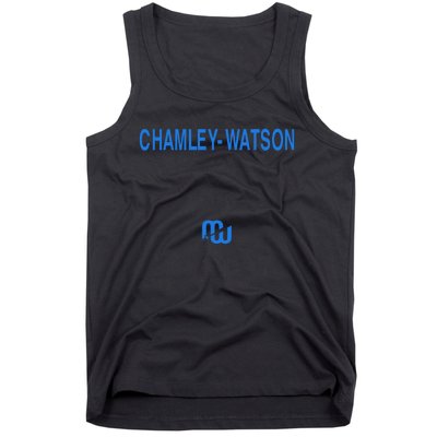 Lewis Wearing Chamley Watson Tank Top