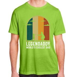 Legendaddy Worlds Coolest Dad Fathers Day Cute Gift Adult ChromaSoft Performance T-Shirt