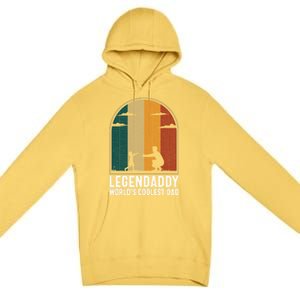 Legendaddy Worlds Coolest Dad Fathers Day Cute Gift Premium Pullover Hoodie