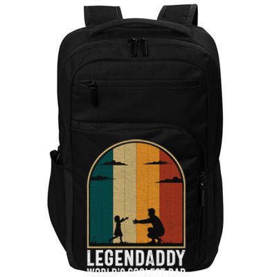 Legendaddy Worlds Coolest Dad Fathers Day Cute Gift Impact Tech Backpack