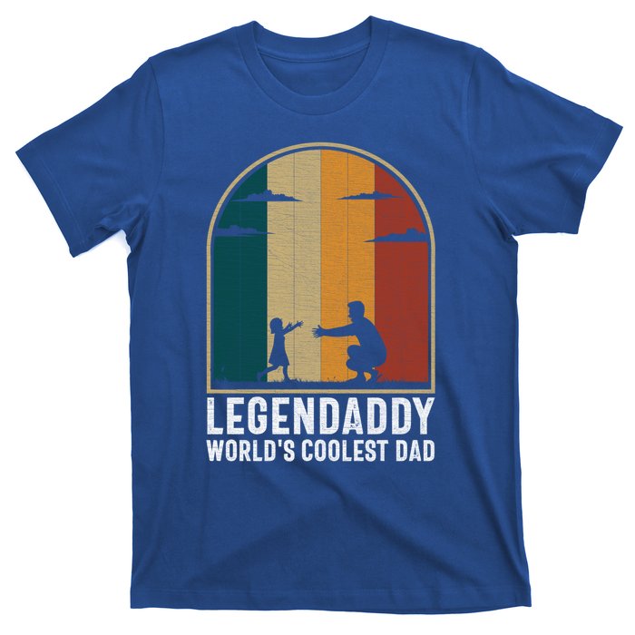 Legendaddy Worlds Coolest Dad Fathers Day Cute Gift T-Shirt